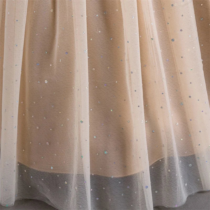 Girls' Graduation Ceremony Banquet Embroidery Sequin Dress Flower Noor & Flame
