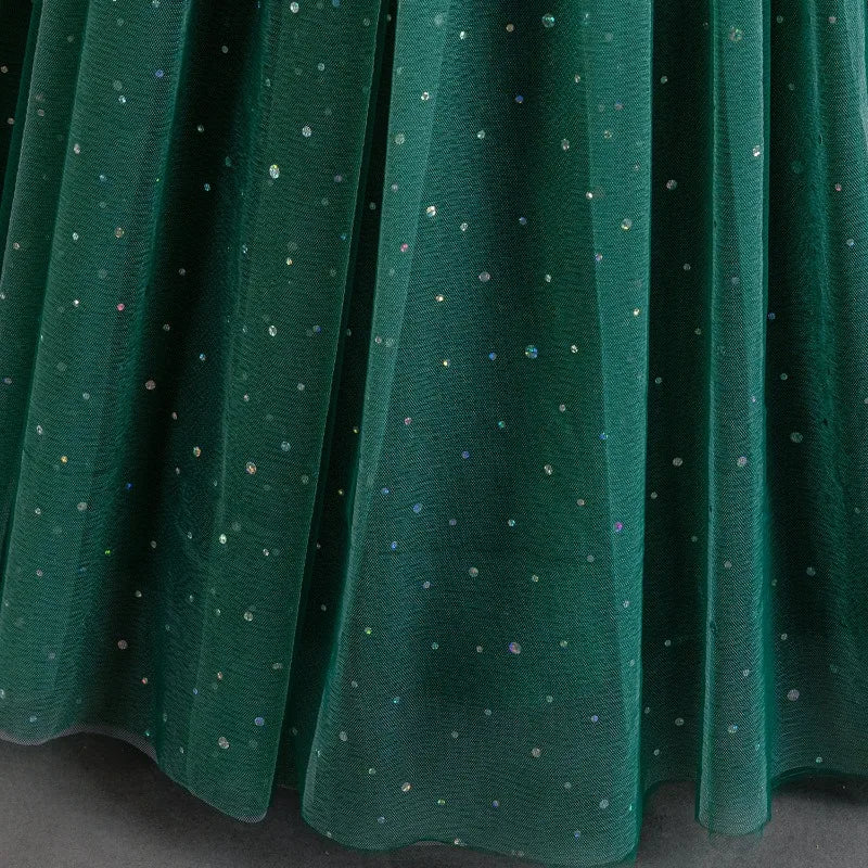 Girls' Graduation Ceremony Banquet Embroidery Sequin Dress Flower Noor & Flame